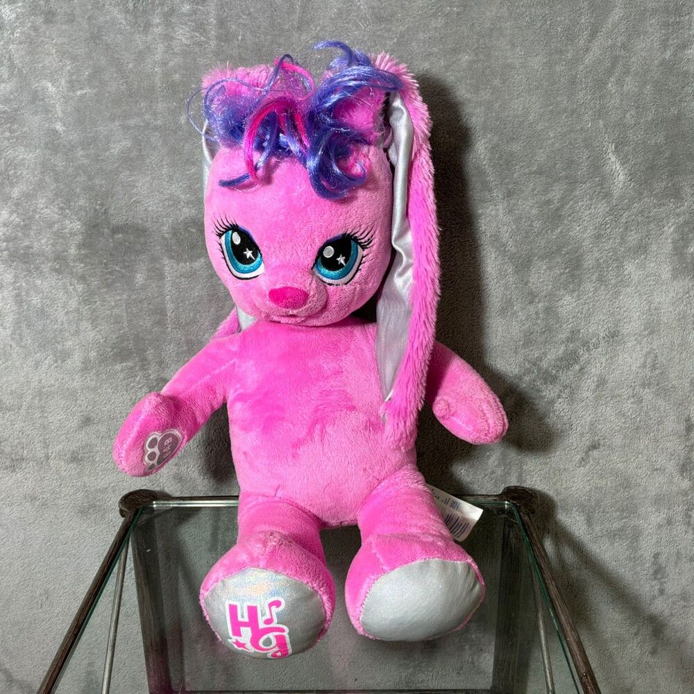 Build A Bear Honey Girl Risa Plush 18" Pink Bunny 2021